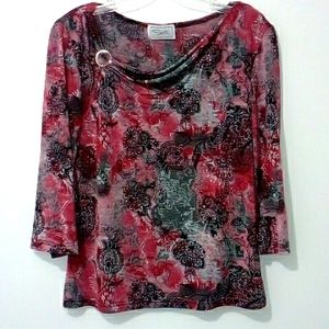 Zacks wine floral top